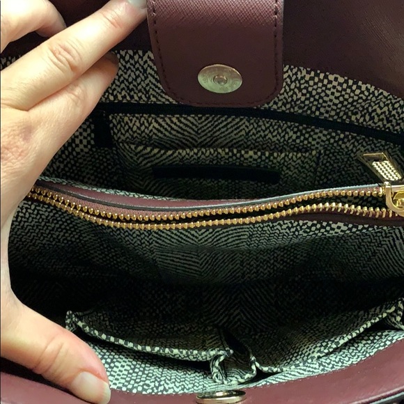 Rebecca Minkoff Amorous Satchel in Black Cherry - Picture 5 of 8